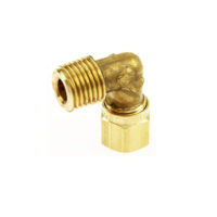 Compression fitting - Elbow Male Taper BSPT