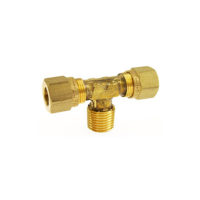 Compression fitting - Branch Tee Male taper BSPT