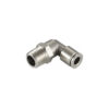 metal push in fitting male stud elbow