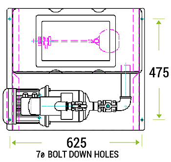 CAT 5 Break Tank and Booster Pump Drawing 1