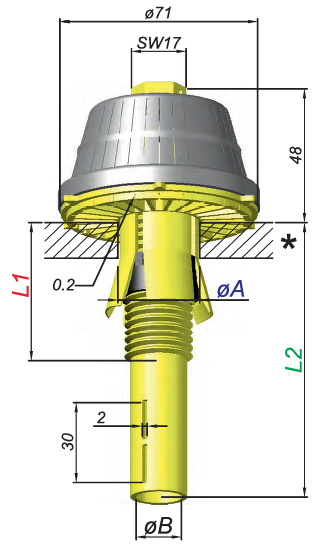 Type KSP Filter Nozzle