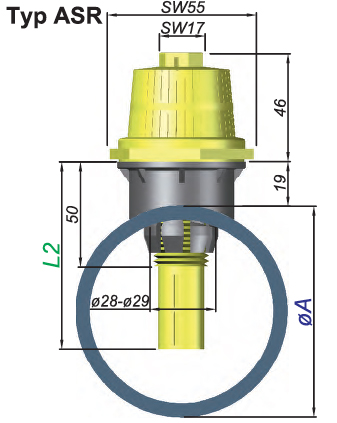 Type ASR FIlter Nozzle