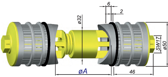 Type DDR Filter Nozzle
