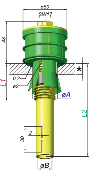 Type DSP Filter Nozzle