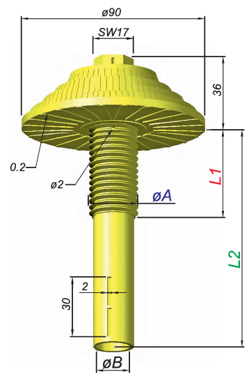 Type P Filter Nozzle