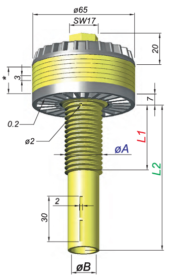 Type L/ LR Filter Nozzle
