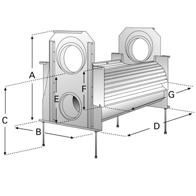 Rainwater Harvesting - Volume Filter VF4 Dimensions