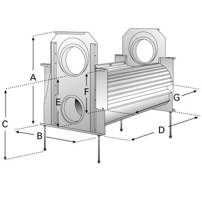 Rainwater Harvesting - Volume Filter VF4 Dimensions