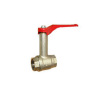 Brass Ball Valve with Fixed Extended Neck