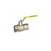Brass Ball Valve – BSI Gas Approved – Yellow Lever – Rated from PN40 to PN16