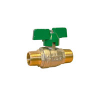 Brass Ball Valve – Long Pattern – Butterfly Handle Operated