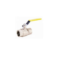 Brass Ball Valve – BSI Gas Approved – Yellow Lever – Rated from PN64 to PN25
