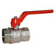Brass Ball Valve - Standard Pattern – Standard Pattern – Red Aluminium Lever