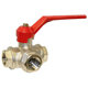 Brass Ball Valve - 3 Way – L Port