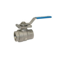 Stainless Steel Ball Valve – Two Piece – ISO Top