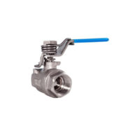 Stainless Steel Ball Valve – Two Piece – Spring Close Lever