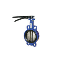 Multi-flange Wafer Pattern Butterfly Valve – Nickel Plated Ductile Iron Disc – EPDM Liner