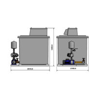 CAT 5 Break Tank and Booster Pump 9000 Ltr Simplex
