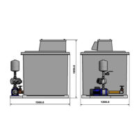 CAT 5 Break Tank and Booster Pump 3500 Ltr Simplex