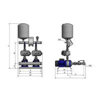 Booster Pump 8000 Ltr Duplex