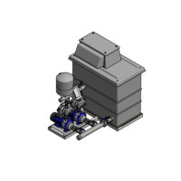 CAT 5 Break Tank and Booster Pump 1000 Ltr Duplex