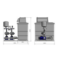 CAT 5 Break Tank and Booster Pump 1000 Ltr Duplex