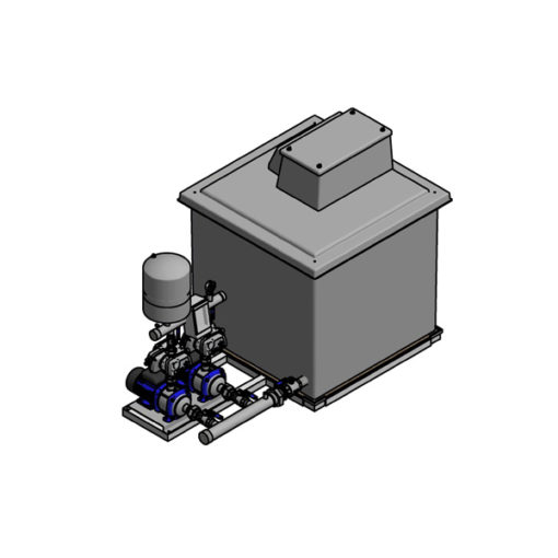 Break Tank with Booster Pump – Duplex 1500 l/ph