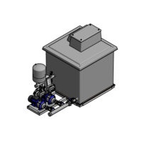 CAT 5 Break Tank and Booster Pump 3000 Ltr Duplex