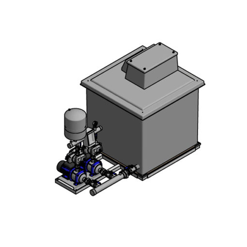 CAT 5 Break Tank and Booster Pump 5000 Ltr Duplex