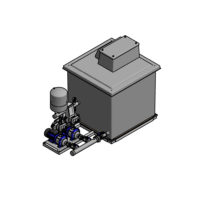 CAT 5 Break Tank and Booster Pump 6000 Ltr Duplex