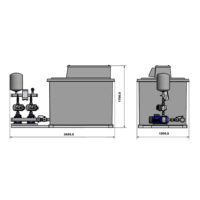 CAT 5 Break Tank and Booster Pump 6000 Ltr Duplex