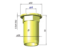 filter nozzles for the uniform distribution of reagents - type GVU