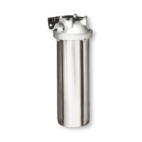 2.5" x 10" Stainless Steel Housing, 1" BSP Connections