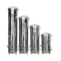 20" Stainless Steel Filter Housing, 3 Filters, 1" BSP Connections