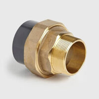 Male Brass Composite Union